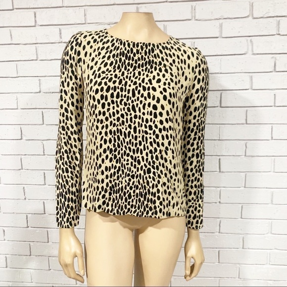 J.Crew Women’s Animal Print Top - Picture 1 of 5